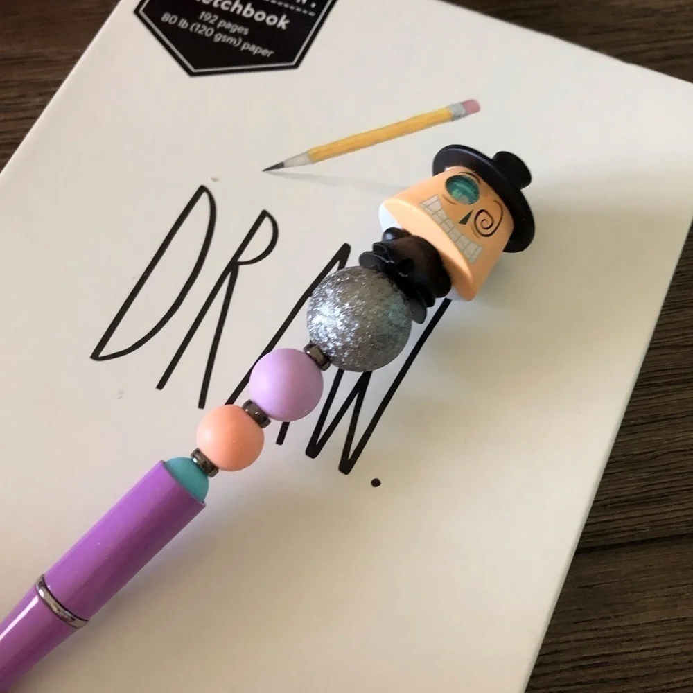 Disney Doorables: Nightmare Before Christmas: Mayor handmade beaded pen